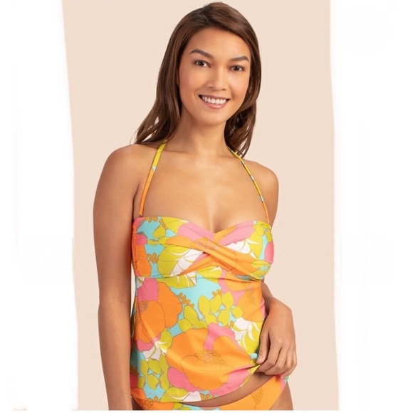 Trina Turk Other - Trina Turk Playa de Flor Bandeau Tankini